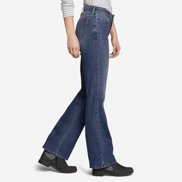 Eddie Bauer Women’s Bootcut Distressed Jeans Size 16 - Picture 3 of 12